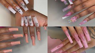 Watch Me Work | The Process of 4 Different Acrylic Nail Sets