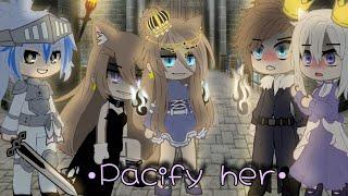 "Pacify her" meme •BEIGE WOLF• gacha club