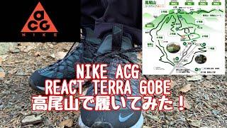 NIKE  ACG REACT TERRA GOBE 高尾山で履いてみた！#nike#ナイキ#acg#ハイキング#高尾山