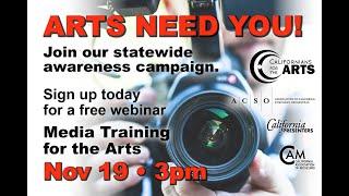 Media Training for the Arts