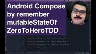 Android Compose TDD: практика Задача #3 by remember mutableStateOf ZeroToHeroAndroidTDD N33