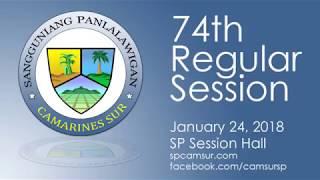 74th Regular Session January 24, 2018 Part 1