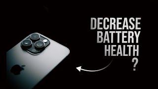 How to Decrease Battery Health on iPhone? (tutorial)