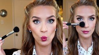 Easy Contouring + Highlighting Tutorial (+ bronzer, blush!) | LeighAnnSays