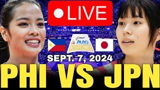 PHILIPPINES VS. SAGA HISAMITSU (JAPAN) LIVE NOW - SEPT 07, 2024 | ALAS PILIPINAS INVITATIONALS 2024