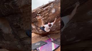 V9 Linder’s Roof, Ripple Boulder, Moes Valley St George Utah Aaron Shamy