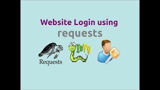 Website login using requests library in Python