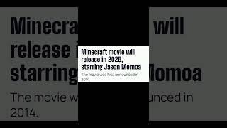 Minecraft Movie Has Confirmed. #shorts #minecraft #Gamers #minecraftshorts