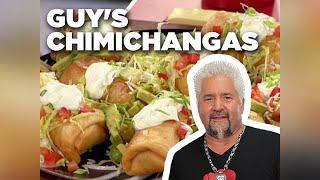 Guy Fieri's Top Notch Top Round Chimichangas | Guy Off the Hook | Food Network