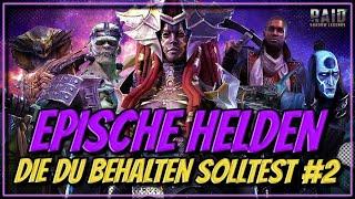 Epische Helden die du NICHT verfüttern solltest! Teil 2 | Raid Shadow Legends | Gute Epische Helden