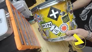 DIY acoustic drums to electronic conversion