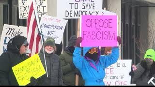 "No Kings" protest in Billings challenges Trump and Musk policies on President's Day