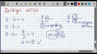 Qoldiqli bo'lish. Matematika 5-sinf. 16-dars