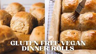 Fluffy & Soft Gluten Free Dinner Rolls | Vegan & Easy!