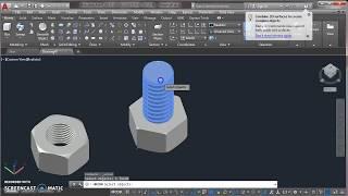 Draw Nut & Bolt in AutoCAD just in simple steps. |LearnCAD|