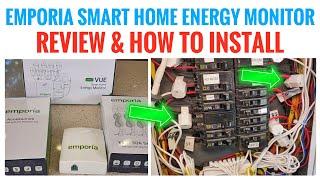 EMPORIA Smart Home Energy Monitor / Current , Watt Meter  Review & How To Install