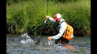 Mouse Fishing in Kamchatka, Russia Ozernaya River