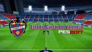 PES 2017 | Estadio Ciutat de València [Stadium Server] Levante #REVIEW