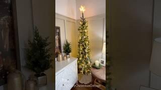 Finally found the perfect Christmas tree for small spaces #christmasdecor #christmastree