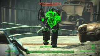 Fallout 4 Enclave Soldier Gets Destroyed