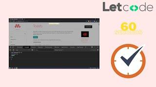 Inspect Toast Message | Chrome Debugger | Selenium | Protractor | LetCode