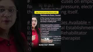 BPT - Highest Paying Course without NEET
