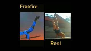 Free Fire Emote Live In Real Life || Free Fire Emote Vs Try Emote In Real Life ||