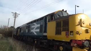 Class 37403 Isle of Mull departs Bo'ness for Barrow Hill