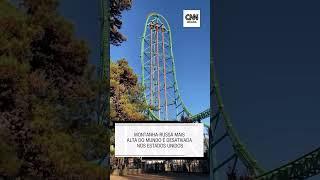 Fim da Kingda Ka, a montanha-russa mais alta do mundo