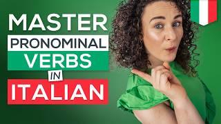 How to use Italian PRONOMINAL verbs + TOP Verbs List  FREE PDF Cheat-Sheet