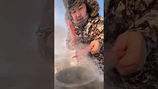 Meat with vegetables in an Afghan cauldron -50 C️ / Мясо с овощами в афганском казане -50 C️