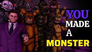 FNAF Song "You Made a Monster" by TryHardNinja [FNAF/SFM] Five Nights At Freddy's music animation