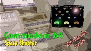 Commodore 64 -=Space Shooter=- RetroGameDev preview