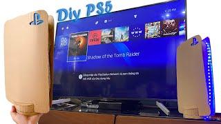 How To Make PS5 From Cardboard | DIY PlayStation®5 console