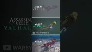 AC Mirage vs AC Valhalla vs AC Odyssey | Underwater Physics