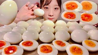 ASMR Boiled Egg【Mukbang/ Eating Sounds】【English subtitles】