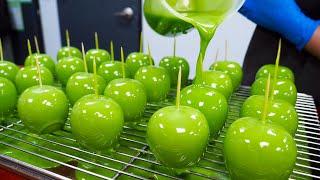 Not apples! Apologies for being so alike! Green Apple Mousse Cake / Korean street food