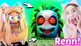 Spiele niemals OVERNIGHT escape running Head in roblox wenn BEETLEJUICE hide and seek macht (Beki)