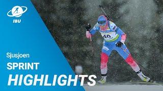 IBU Cup 21/22 Sjusjoen Women Sprint Highlights