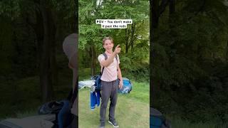 It the worst thing you want to hear after hitting a bad shot… #golfgear #golfskill #golf #skit