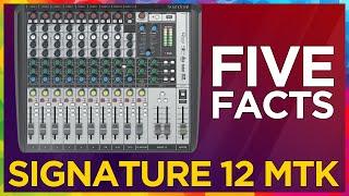 Five Facts: Soundcraft Signature 12 MTK Audio Mixer