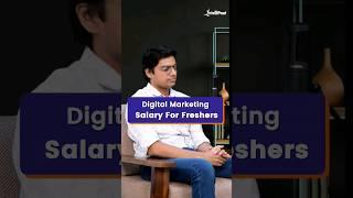 Digital Marketing Salary For Freshers | Average Salary For Digital Marketers | Intellipaat #Shorts