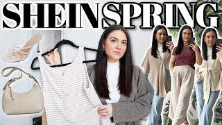 SHEIN SPRING HAUL 2025 ! Spring & Summer Wardrobe + Outfit ideas !!