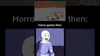 Roblox horror then vs now.. #nostalgia #roblox #oldroblox #nextbots #horrorgaming #creepypasta