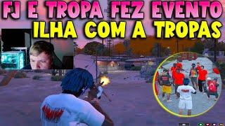 FJ E TROPA FAZENDO ILHA COM AS TROPAS DO HYPE #fj #bkinho #tropadaturquia #meninasgtarpclips