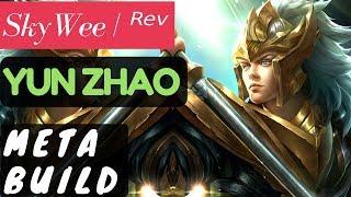 Meta Build [Rank 1 Yun Zhao] | Yun Zhao Gameplay and Build By SkyWee | ᴿᵉᵛ Mobile Legends