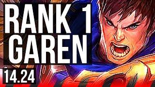 GAREN vs JAX (TOP) | Rank 1 Garen, Rank 11 | NA Challenger | 14.24