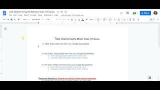 Lab: Determining the Mitotic Index of a Tissue