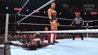 The Miz attacks R-Truth Heel Turn - WWE RAW 9/30/2024