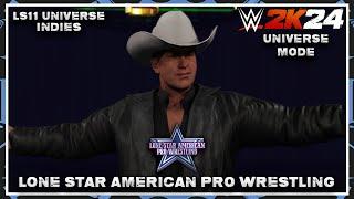 "Lone Star American Pro Wrestling" (Lone Star) - WWE 2K24 Universe mode